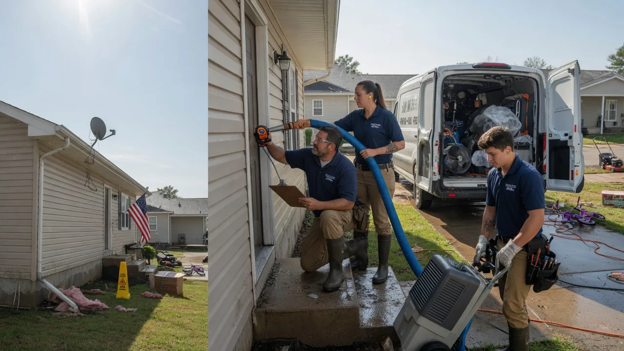 Ceiling Water Damage Restoration in Arkansaw, WI near me